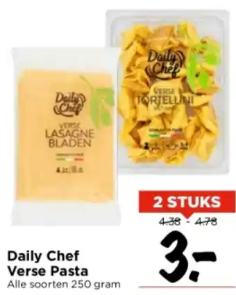 Vomar Voordeelmarkt Daily Chef Verse Pasta 250 gram aanbieding