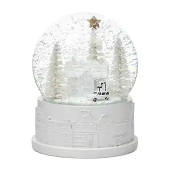 fonQ Riviera maison sneeuwbol wit, glitterbol - rm winter snow globe aanbieding