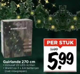 Vomar Voordeelmarkt Guirlande 270 cm aanbieding