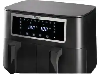 MediaMarkt Bourgini duo health fryer 2x4.0l (80l) aanbieding