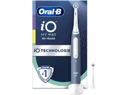 MediaMarkt Oral b oral-b io my way blauwe elektrische tandenborstel aanbieding