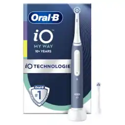 MediaMarkt Oral b oral-b io my way blauwe elektrische tandenborstel aanbieding