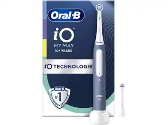 MediaMarkt Oral b oral-b io my way blauwe elektrische tandenborstel aanbieding