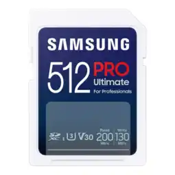 MediaMarkt Samsung samsung pro ultimate – sd kaart 512 gb 200 & 130 mb/s geheugenkaart camera aanbieding