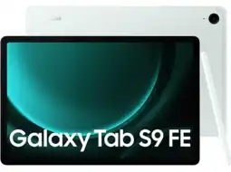 MediaMarkt Samsung tab s9 fe - 10.9 inch 128 gb groen wifi aanbieding