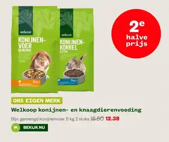 Welkoop Welkoop konijnen- en knaagdierenvoeding aanbieding