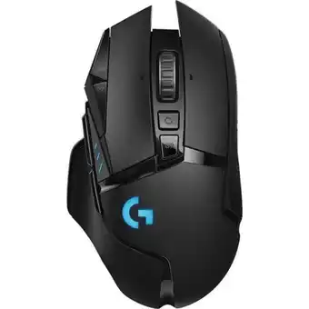 Conrad Logitech g502 lightspeed gaming-muis radiografisch optisch zwart 11 toetsen 16000 dpi verlicht, gewichtsreductie, geïntegreer aanbieding