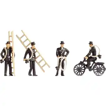 Conrad Noch h0 figuren aan het werk geverfd, staand aanbieding