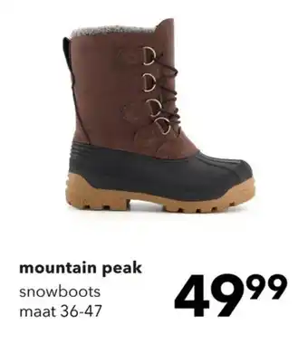 Scapino Mountain peak snowboots maat 36-47 aanbieding