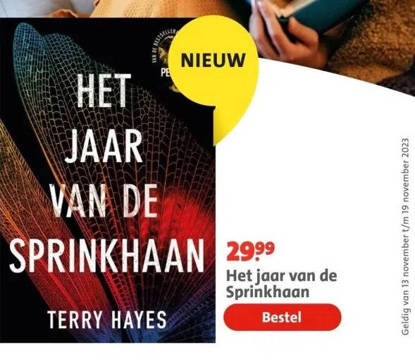 Het jaar van de sprinkhaan aanbieding bij Bruna