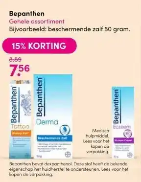 DA Bepanthen gehele assortiment aanbieding