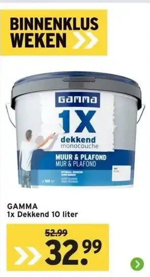 GAMMA Gamma aanbieding
