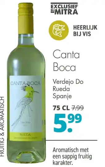 Mitra Canta boca aanbieding