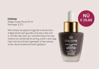 Mooi parfumerie Collistar magic drops face 30 ml aanbieding