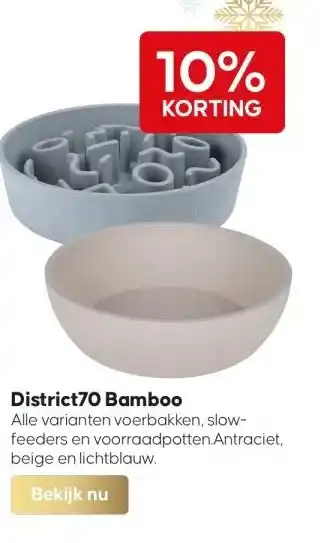 Pets Place District70 bamboo aanbieding