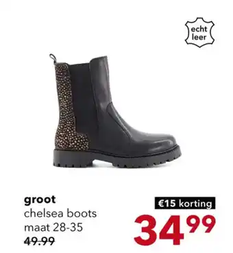 Scapino Groot chelsea boots maat 28-35 aanbieding