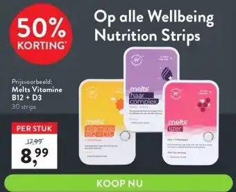 Holland & Barrett Prijsvoorbeeld: melts vitamine aanbieding