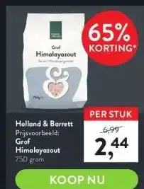 Holland & Barrett Holland & barrett prijsvoorbeeld: grof aanbieding