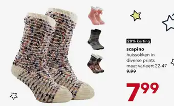 Scapino scapino huissokken in diverse prints maat varieert 22-47 aanbieding