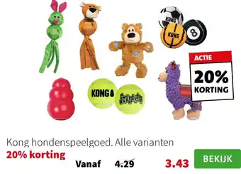 Intratuin Kong hondenspeelgoed aanbieding