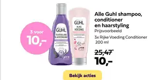 Plein.nl Alle Guhl shampoo, conditioner en haarstyling aanbieding