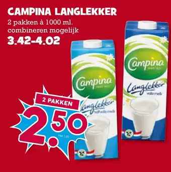 Boon`s Markt Campina langlekker aanbieding