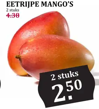 Boon`s Markt Eetrijpe mango's aanbieding