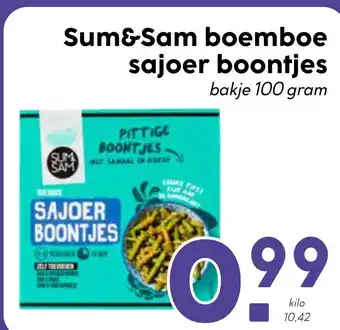 MCD Supermarkt Sum&sam boemboe sajoer boontjes aanbieding