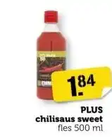Coop Plus chilisaus sweet aanbieding