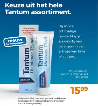 Trekpleister Tantum aanbieding