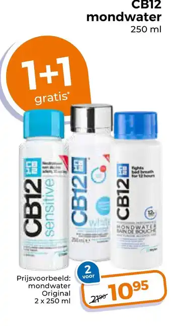 Trekpleister Cb12 mondwater aanbieding