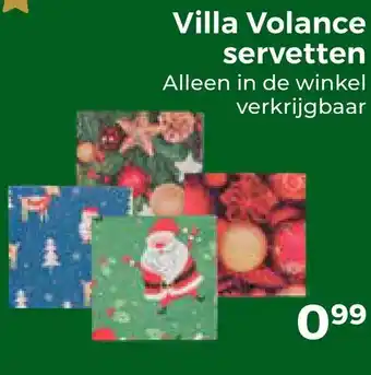 Trekpleister Villa volance servetten aanbieding