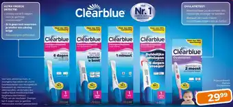 Trekpleister Clearblue aanbieding