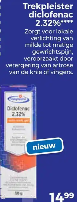 Trekpleister Trekpleister diclofenac 2.32%** **** aanbieding