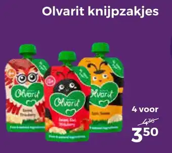 Trekpleister Olvarit knijpzakjes aanbieding