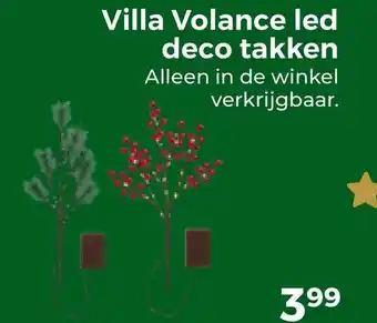 Trekpleister Villa volance led deco takken aanbieding