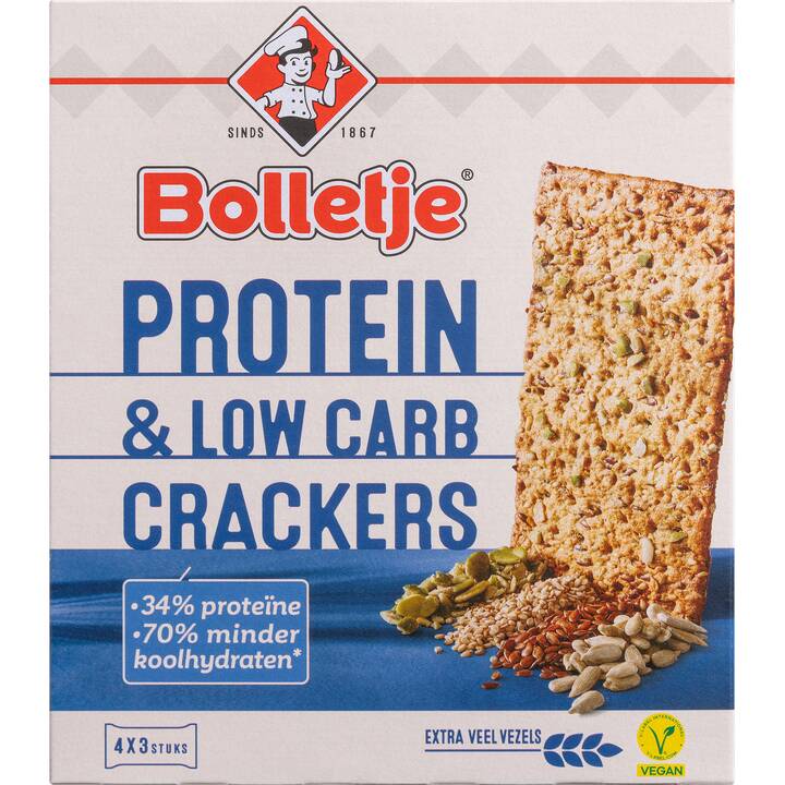 Bolletje protein low carb crackers 190g aanbieding bij Jumbo
