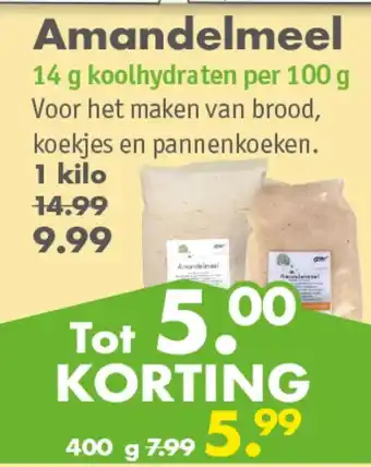 Gezond & Wel Amandelmeel aanbieding