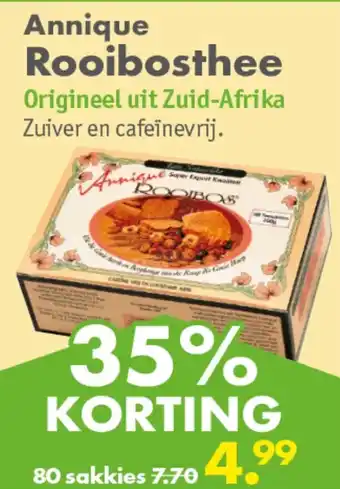 Gezond & Wel Annique rooibosthee aanbieding