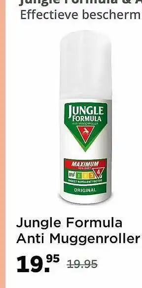 De Online Drogist Jungle Formula Anti Muggenroller aanbieding