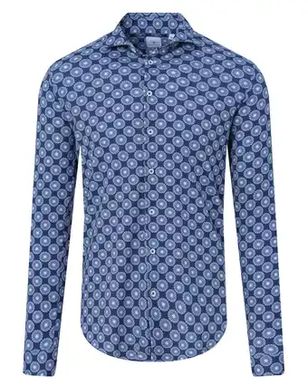 Only for Men Blue industry casual heren overhemd lm aanbieding