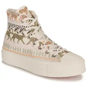 Spartoo Hoge sneakers converse chuck taylor all star lift-animal abstract aanbieding