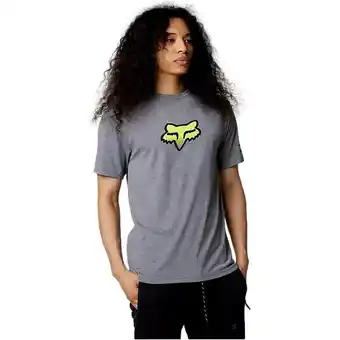 Spartoo T-shirt korte mouw fox camsieta gris hombre fox vizen drirelease 29821 aanbieding