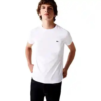 Spartoo T-shirt korte mouw lacoste camiseta hombre th2038 aanbieding