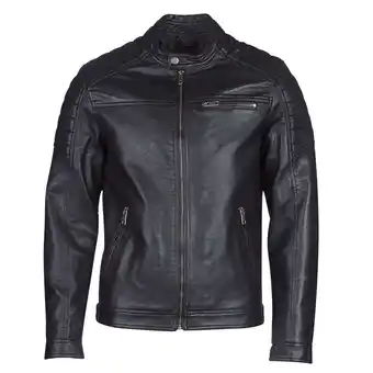 Spartoo Leren jas jack & jones jcorocky aanbieding