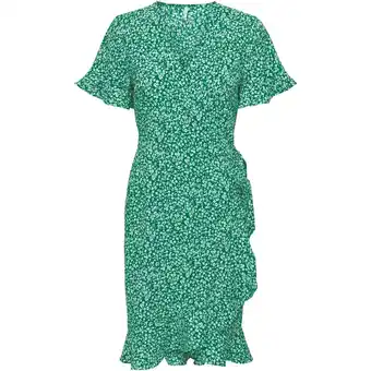 Spartoo Korte jurk only vestido estampado verde mujer 15288846 aanbieding