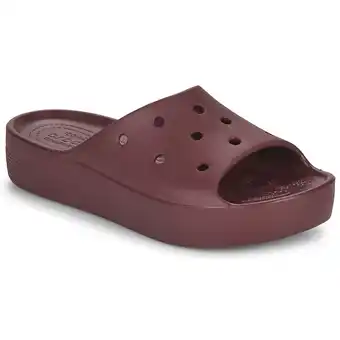 Spartoo Teenslippers crocs classic platform slide aanbieding