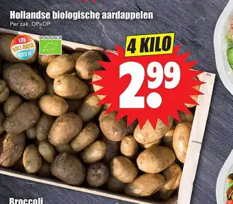 Dirk Hollandse biologische aardappelen aanbieding