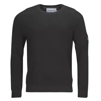 Spartoo Trui calvin klein jeans badge easy sweater aanbieding