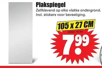 Dirk Plakspiegel aanbieding